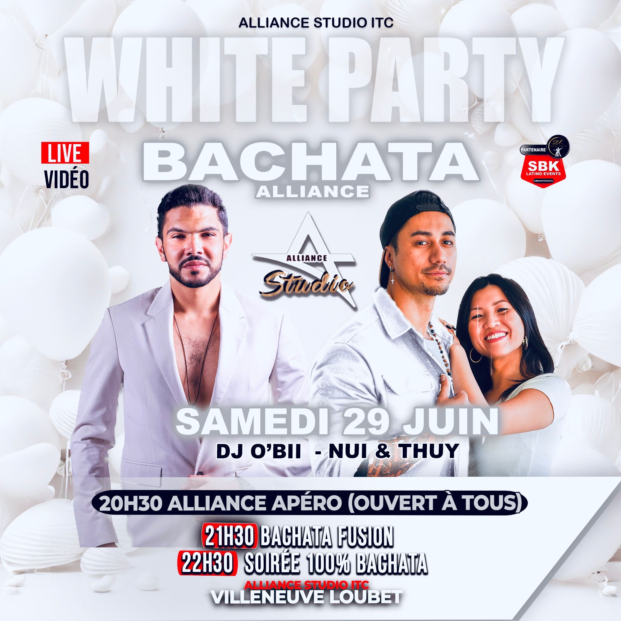 Flyer - SOIRÉE 100% BACHATA