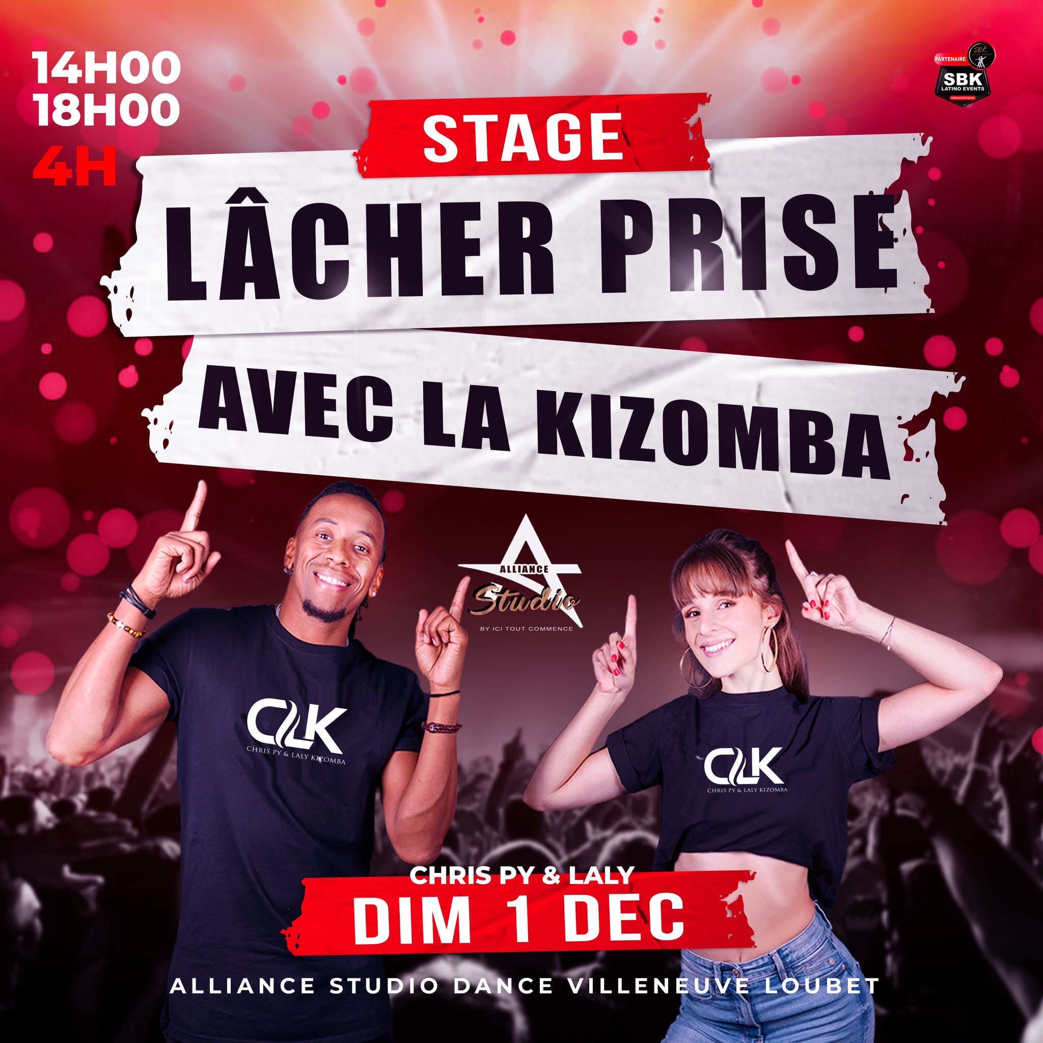 Flyer - Stage de Kizomba lâcher prise 4h