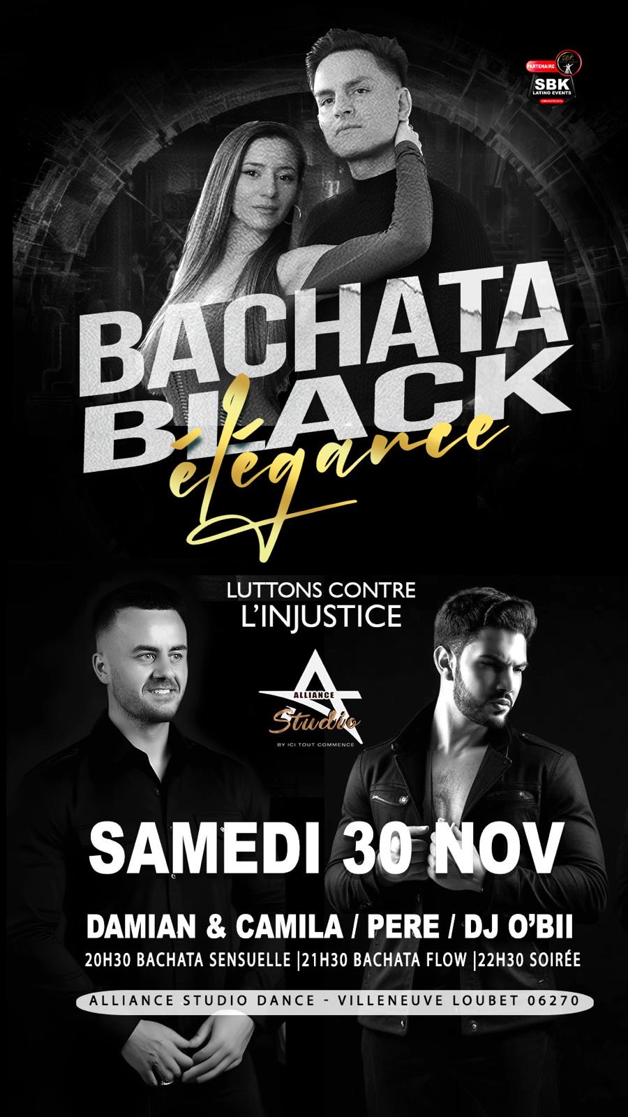 Flyer - Cours et soirée 100% bachata - luttons contre l’injustice