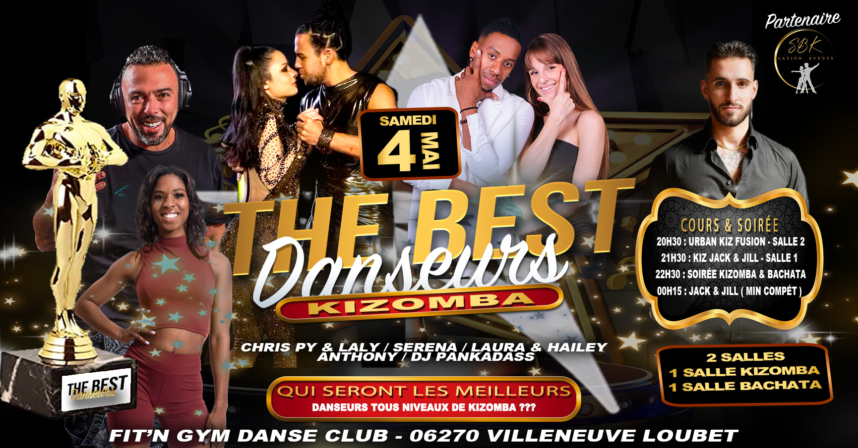 Flyer - THE BEST DANCERS KIZOMBA 2024
