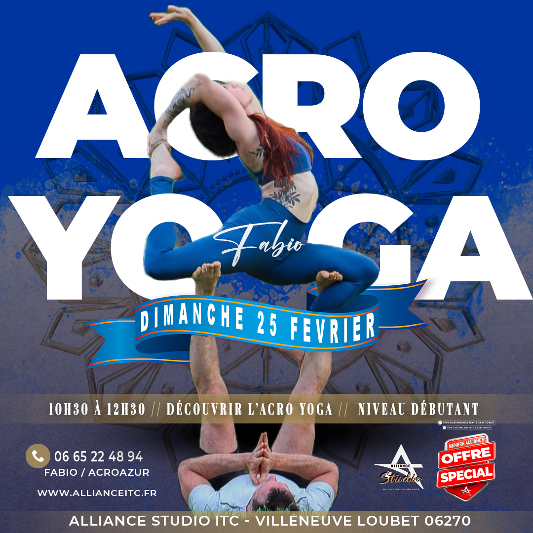 Flyer - STAGE ACRO YOGA