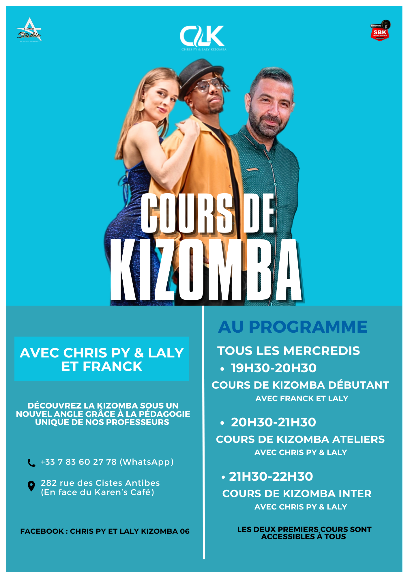 Kizomba intermédiaire 21h30